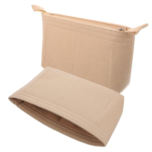 Didiseaon Handbag Organizer Insert 2pcs Felt Purse Organizer Small Bag Insert Liner