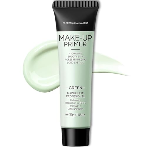 Anti-redness Face Primer Green Colour Corrector Make Up Primer For Red & Blemished Skin Pore Minimizer Balance Skin Tone Moisturising Foundation Base Grips Makeup To Last Hydrating Isolation