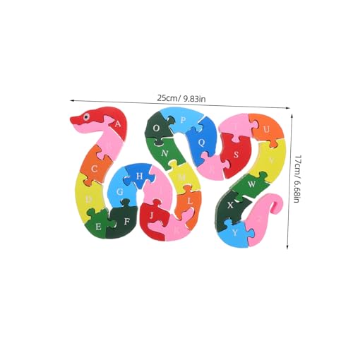 Puzzle en bois ABC pour stimuler la coordination main-œil - 2