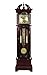 Traditional Floor Standing Grandfather Clock, 72 Inch, Cherry Finish, Metal Moon Dial, Westminster Chime, 71.6