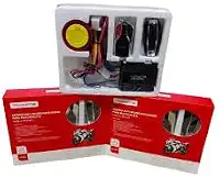 Sistema de Alarme Antifurto para Moto com Controle Remoto, 2 Controles, Sensor de Vibração