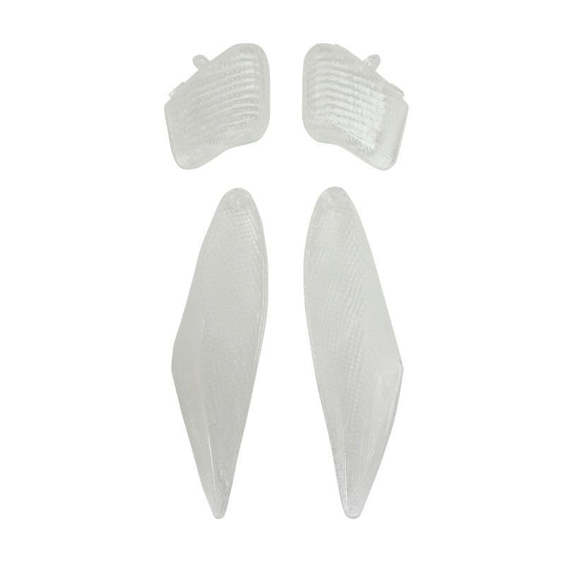 cyclingcolors 4x cabochon clignotant avant arrière protection plastique moto scooter mobylette compatible avec mbk booster yamaha bw's