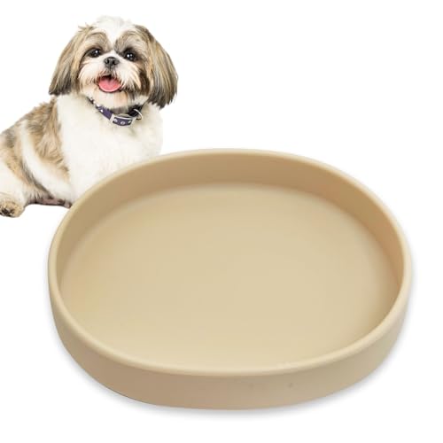 BNOSDM Silicone Shallow Dog Plate