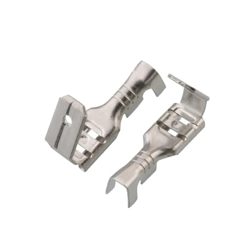 Cosses à ressort de 4.8 mm avec coudes arrière pour connecteurs électriques insérées à froid