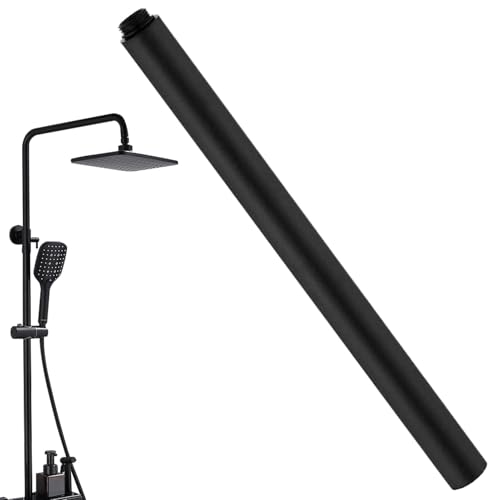 Alcachofa de ducha alargadora de acero inoxidable de 30 cm, extensión de tubo antifugas, para mejorar la lluvia del baño