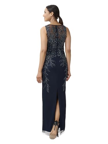 Image of Adrianna Papell Women's Beaded Column Long Dress