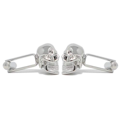 Gemelos de calavera con caja logo pirata miniatura 5