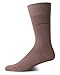 Calvin Klein Men's Egyptian Cotton Dress Socks, Smokey Brown, Sock Size: 10-13/Shoe Size:9-11