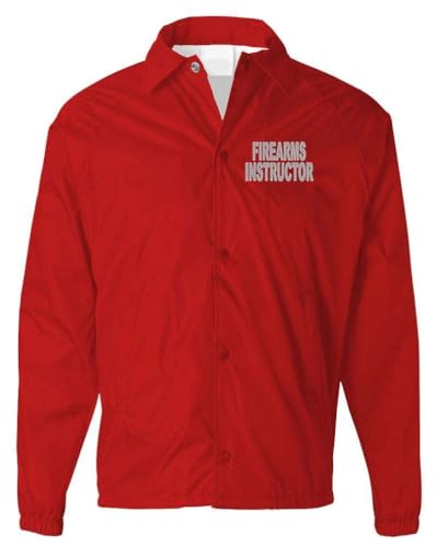 Service and First Responders Firearms Instructor Coach Jacket Event Staff Men’s and Women’s Windbreaker4