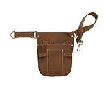 Gartenwerkzeug-Gürtelschürze – Gartengürtel für Damen & Herren, Gartenwerkzeugtasche für Gartenwerkzeug-Aufbewahrung. Verstellbarer Hüftgurt, Zubehörhalter, Hüfttaschenhalter