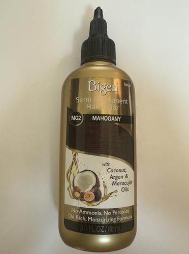 Bigen Semi-Permanent Haircolor #Mg2 Mahogany 3 Ounce (88ml) (2 Pack)