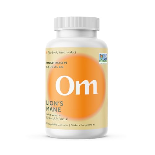 OM MUSHROOM LION'S MANE MUSHROOM SUPERFOOD 90VCAPS
