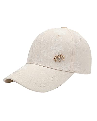 Gorra beisbolera clásica floral para mujer miniatura 1