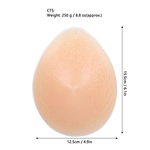 Sujetador de silicona, Sujetador en forma de gota Autoadhesivas, para Mastectomía Transgénero Cosplay, 250g