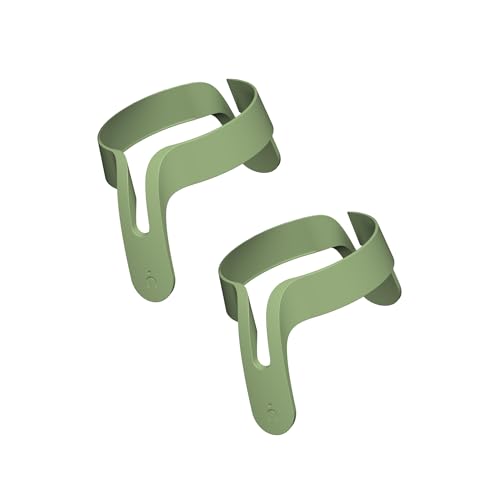 Image of Nanobebe Flexy Bottle Handles, Easy-Grip Ergonomic Handles, Transitional Sippy Cup Handles 2-Pack, Sage