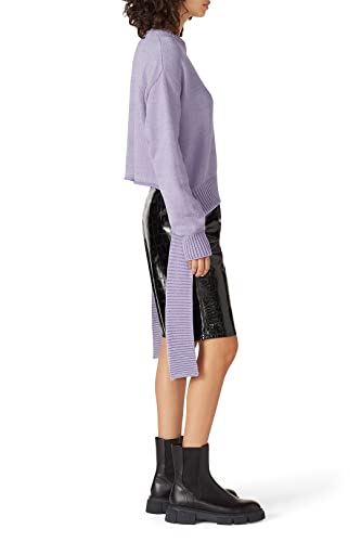 MM6 Maison Margiela Women's Purple Tie Sweater3