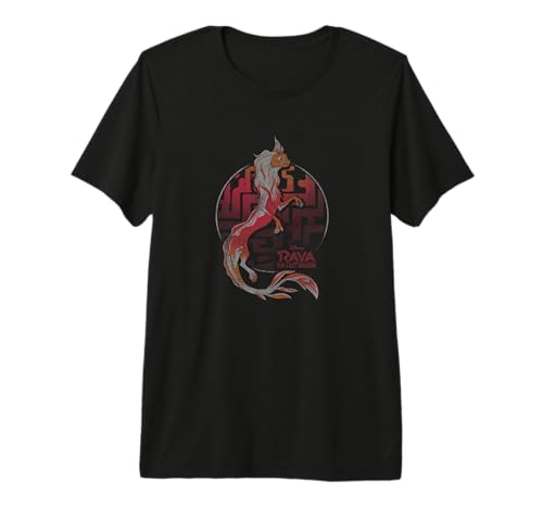 T-shirt Sisu Disney Raya en coton premium haut de gamme à finitions soignées