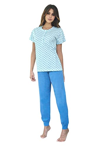 Pyjama femme serafino en coton contre la chaleur nocturne