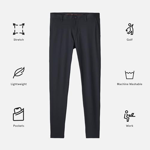 Rhone Commuter Skinny Men's Pants, Ultra Slim-Fit Mens Dress Pants, Stretch Fabric, Work Pants for Men, Wrinkle Resistant4