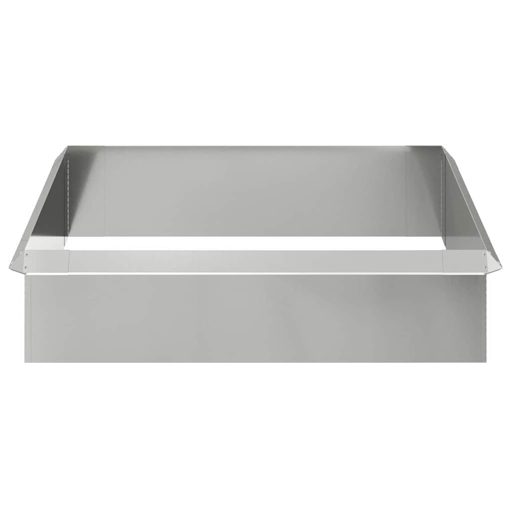 Genérico Cercas para Caracoles 8 pcs Plateado Acero Galvanizado,Bricolaje,Vallas de jardín,Ribetes y Bordes para jardín,Plata,874880