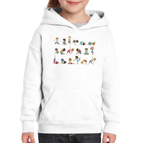 Sweat à capuche enfant yoga confortable pour méditer sans avoir froid