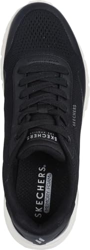 Skechers Skechers Men's Street Los Angeles UNO Flex-Spring On Air, Black White, Size 9