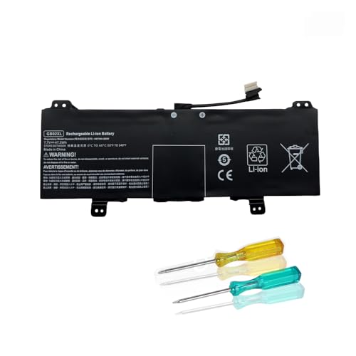 BND GB02XL 47.3Wh 6000mAh Laptop Battery Replacement for HP Chromebook x360 11 G1 G2 EE Chromebook 11A G6 EE Chromebook 11 G7 EE Chromebook 14 G5 14-DB 14-DB0051CL Series L42550-271 L42583-005