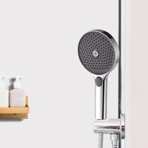 BonKaso 5 Inch Oval Stainless Steel Hand Shower - Chrome, Wall Mount, Rust-Free, Corrosion Resistant, Durable with Touch-Clean Nozzles and 3 Multiple Mode Functions for a Relaxing Bath | Medula (B0D2J6JRCP) Amazon Price History, Amazon Price Tracker