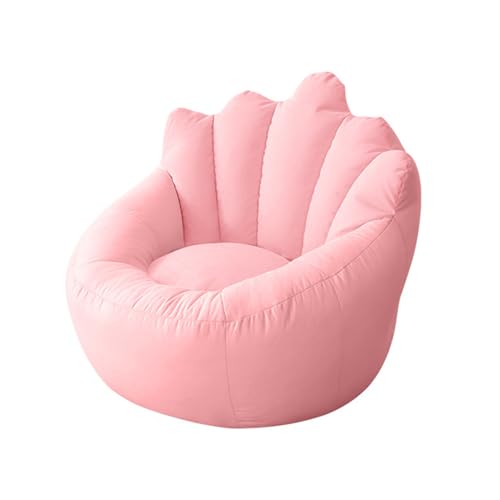 Bean Bag Senza Riempitivo In Poliestere – Pouf Con Manico Per Soggiorno E Camera, Grigio Chiaro Taglia L