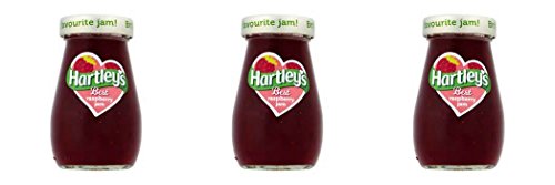 Bundle of 3 Hartley's Raspberry Jam 340g x 3 Jars Delivers 3 - 5 Days USA image 2
