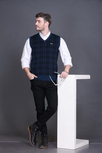 Image of GODFREY Half Sweater for Man Winter Pullover - Sleeveless Men Sweaters