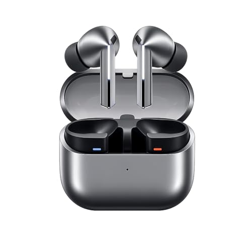 Image of Galax y Buds 3 Pro Wireless Earbuds, Powered by Galax y AI, IP57, Active Noise Cancellation, Adaptive Noise Control, 37hrs Battery, 360 Surround Sound, Pinch Controls, Gala xy Ecosystem, Grey