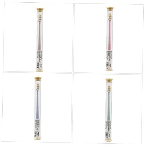 LOORGVEL 6 Stück Erwachsenen Zahnbürsten mit Extra Weichen Borsten Ergonomisches Design für Sanfte Zahnfleischpflege Gründliche Reinigung Frei von Zahnschmelzschädigung Umweltfreundlich – Bild 4