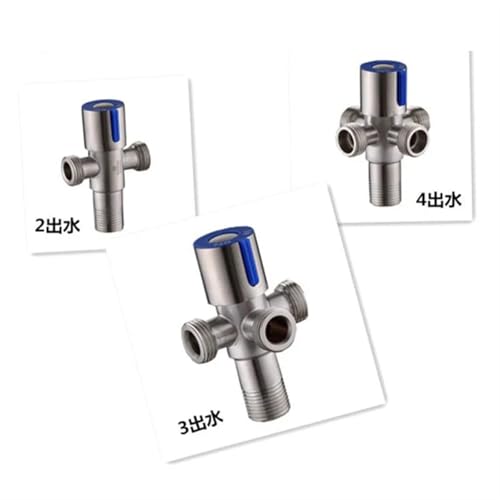 Filetage triangulaire vanne d'angle acier inoxydable pour WC et chauffe-eau G1/2 - 5