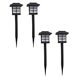 Lampes solaires sur piquet pour allée : application : parfaites pour n'importe quel chemin. vous pouvez les placer sur l'allée, le jardin, le trottoir, l'allée, la pelouse, le paysage de la cour tout autre endroit extérieur pour éclairer la nuit.