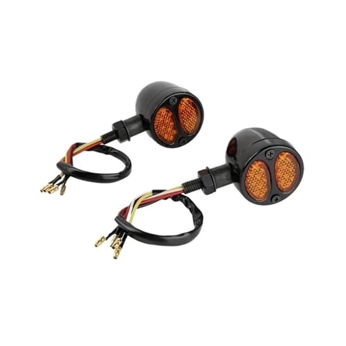 Clignotant universel double couleur moto : feu stop et signalisation compatible Yamaha - 2 feux
