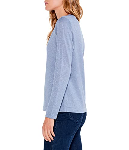 Image of NIC+ZOE Women's V Neck Ls Shimmer Sweater Tee