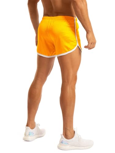 Image of Ouber Men's Fitted Shorts Bodybuilding Workout Gym Running Tight Lifting Shorts
