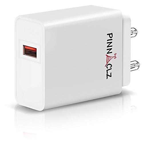 Pinnaclz Original Made in India (1 Year Warranty) Adaptive Fast Charger Best for Samsung Phones