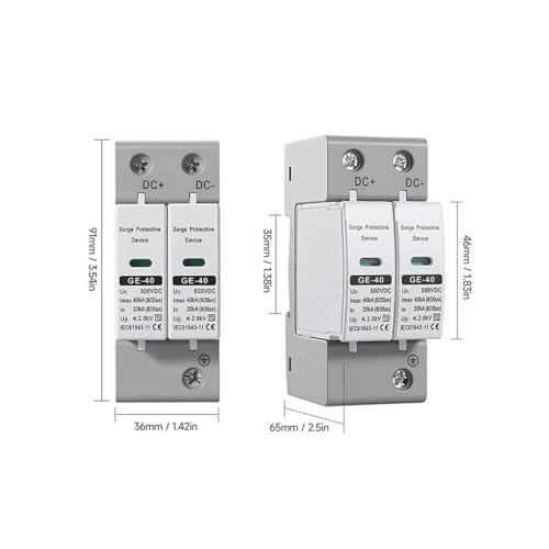 Protector de sobretensiones DC 800V que soluciona picos de voltaje en redes domésticas 2