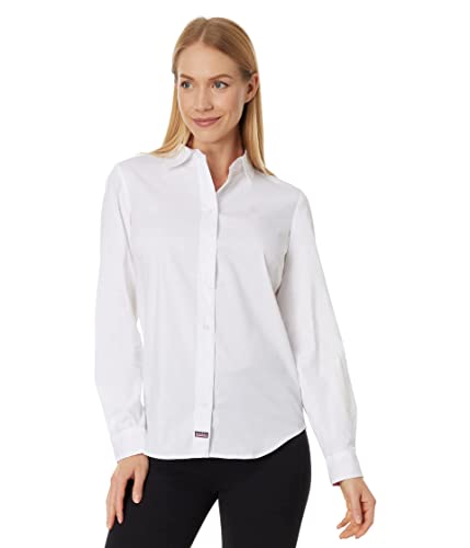 Stretch Poplin Shirt in Solid Color by U.S. Polo Assn. - Main Image
