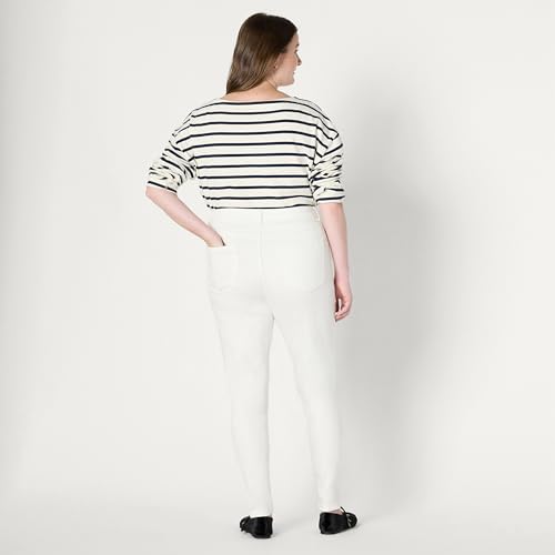 Amazon Essentials Women's High Stretch High-Rise Skinny Jeans, White, 10 Long - image 7