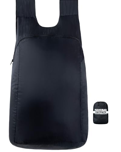 Nanobag Daypack - Ultralight 16L Foldable Travel & Hiking Backpack, Reusable, Packable, Collapsible...