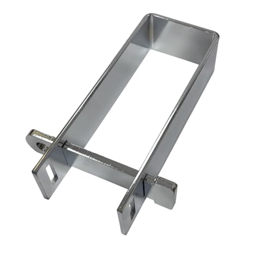 FERPASA® - Cierre Portacandados para Verja 180 mm – Acero Zincado, 2 Posiciones de Cierre, Agujero 14 mm – Cierre de Seguridad para Cancelas y Verjas – Cierre Portacandado Verja