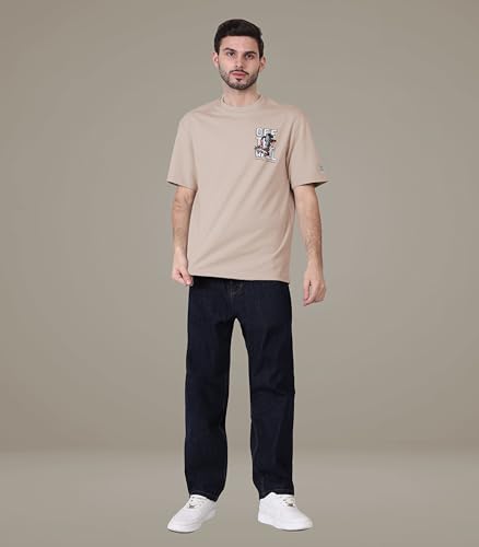 Image of i'sol Men's Loose Baggy Fit Wide Legged Jeans