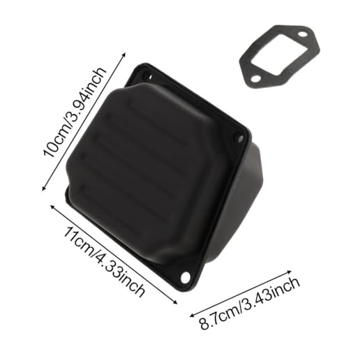 Muffler motosierra de repuesto en plastico para mantenimiento de jardin 3