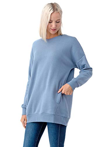 The Simpli Casual Knit Over-Sized Loose Fit Sweater Shirts with The Side Pocket4