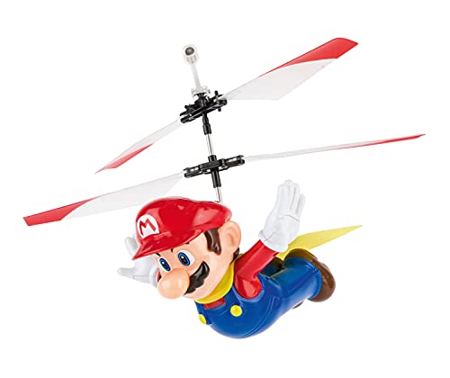 Carrera Rc - Officially Licensed Flying Cape Super Mario 2.4Ghz 2-Channel Rechargeable Remote Control Helicopter Drone Toy With Easy To Fly Gyro System #TOP2