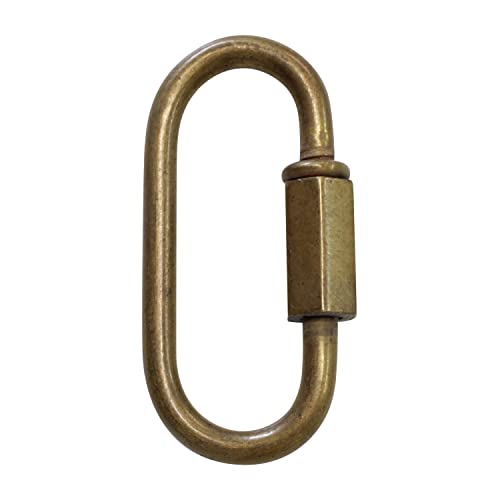 RCH Hardware QL-BR01-50 Brass Quicklink, 7 Gauge, Antique Brass (2 Pack)