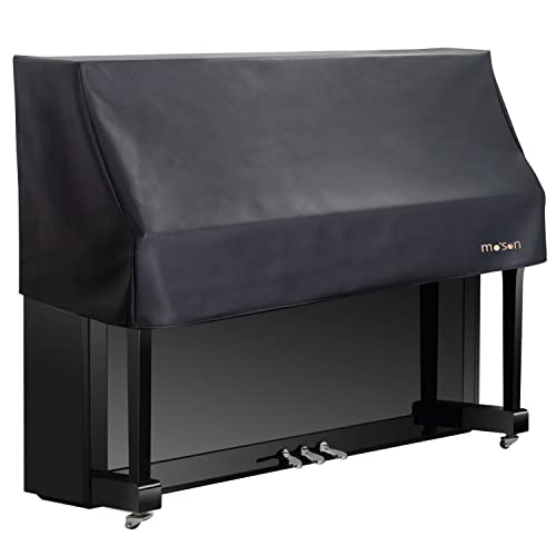 Piano Cover Dust Cloth for Upright Pianos (Black)